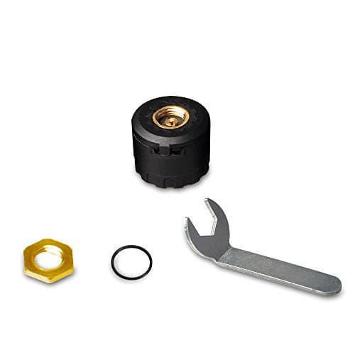 Vesafe Universal Solar TPMS, Wireless Tire Pressure Monitoring System with 4 DIY External Cap Sensors(0-6Bar/0-87Psi), Real-time Display 4 Tires' Pressure and Temperautre. (Replacement Sensor).
