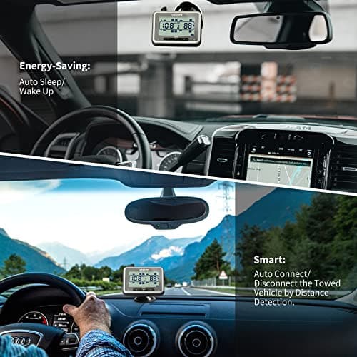 VESAFE TPMS, Wireless Tire Pressure Monitoring System for RV, Trailer, Coach, Motor Home, Fifth Wheel, with 10 Anti-Theft sensors.