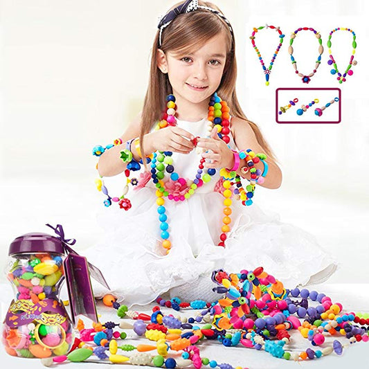 Review of 252 Pieces DIY HANMUN Snap Pop Beads