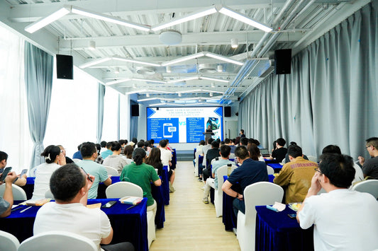 variety of products including gadgets, decor, and clothing on clean white background