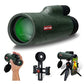 12x56 Monocular Telescope for Smartphone - Professional High Definition Monocular for Adults with Tripod & Phone Adapter, Low Light Night Vision, Clear View for Wildlife Bird Watching Hunting Hiking.