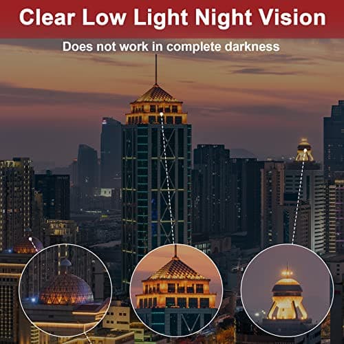80x100 Monocular Telescope for Smartphone - High Powered High Definition Monoculars for Adults with Tripod & Phone Adapter, Low Light Night Vision, Clear View for Wildlife Bird Watching Hunting Hiking.